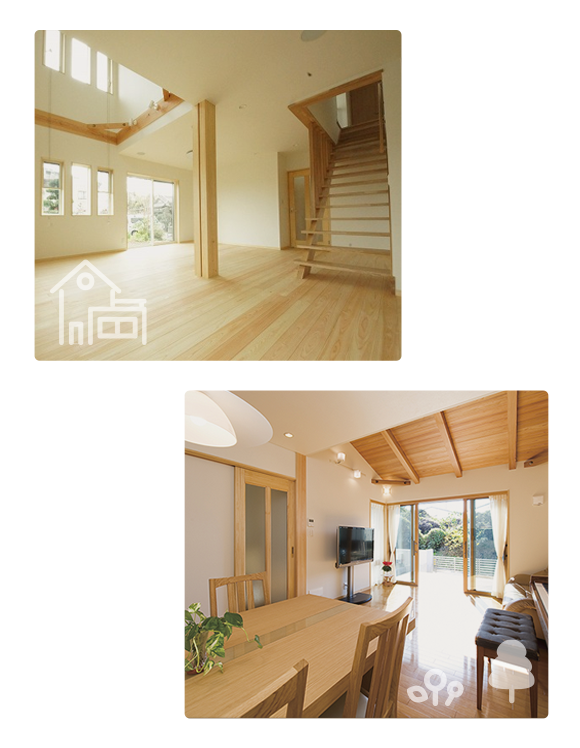 職人の顔が見える安心の家づくりを